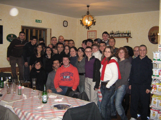 Cena degli allievi di Wing Chun Kung Fu di Sifu Mezzone Salvatore